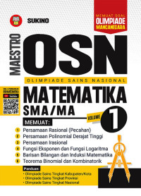 Image of Maestro OSN Matematika untuk SMA/MA Volume 1
